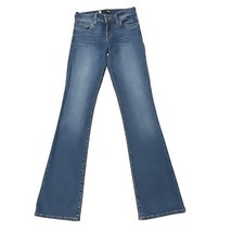 Kut Natalie Kurvy Bootcut Jeans Size 0 Dark Wash Mid-rise 27x33 READ - $421.08 MXN
