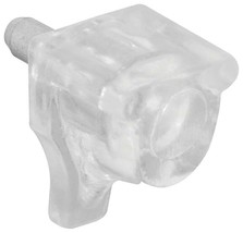 Prime-Line 242159 Metal Post Clear Plastic Shelf Support Peg (8-PACK) - £5.53 GBP