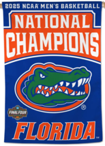 Florida Gators 2025 NCAA Men&#39;s Basketball Champions METAL SIGN 12X8IN - $24.74