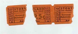 3 Storyland Ticket Stubs San Francisco California Zoo  - $17.82