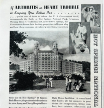 1938 Arlington Hotel Advertisement Hot Springs National Park Arkansas E90D3 - $19.99