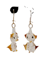 Hand Crafted Crystal Critters Pierced Earrings NEW - €3,44 EUR