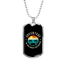 Camper Necklace  Colorful Sun Beach  Necklace Stainless Steel or 18k Gold Dog T - £38.04 GBP+