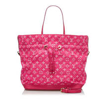Louis Vuitton Noefle MM Denim Canvas Shoulder Bag Pink - £1,942.46 GBP