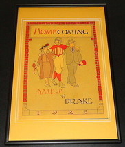 1926 Ames vs Drake Football Framed 10x14 Poster Official Repro - £39.10 GBP