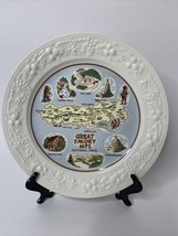 Vintage Great Smoky Mountains Park Ceramic Collectors Plate By Homer Laughlin - £7.86 GBP