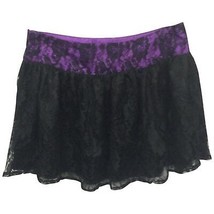 NWT Women Size Medium Chandelier for LF Black Victorian Inspired Lace Mini Skirt - £22.70 GBP