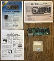 Vintage ZipGSX Ver. 1.01 Accelerator For The Apple IIGS Computer w/ Util... - $495.00