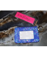 Lilly Pulitzer Key ID Card Case Lapis Lazuli Take It Slow Accessories Sm... - $36.88 CAD