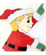 House of Lloyd Santa&#39;s Elf #2 Wood Decorations 1991 Vintage Holiday 9&quot; H... - $14.99