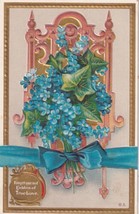 Language of Flowers Forget Me Not Emblem of True Love Postcard E11 - $5.99