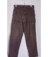 Duluth Trading Co Fire Hose Cargo Pants Brown Men&#39;s Marked 35x36 - $291.49 MXN