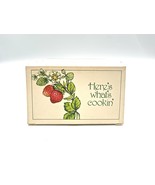 Vtg HERE&#39;S WHAT&#39;S COOKING 30 Double Blank Unused Strawberry Recipe Cards... - $13.86