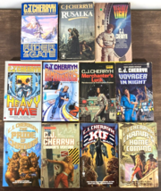 Lot of 11 CJ Cherryh Paperback Books Chanur Novels Company Wars More Sci-Fi DAW - £26.75 GBP