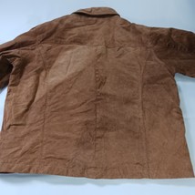 New York Classics RN#82814 Men's Brown Genuine Leather Full Zip Jacket Size XL image 15