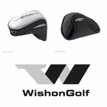 Tom Wishon Golf Black / White Blade Or Black Mallet Style Putter Cover - £16.89 GBP
