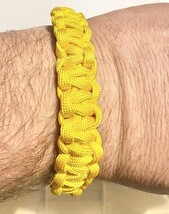 Yellow Paracord Rope Bracelet 9 Inch - $148.49 MXN