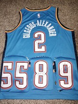 SGA Shai Gilgeous Alexander Oklahoma City Thunder Signed Jersey Lot JSA ... - $26,437.36 MXN