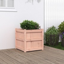  Garden Planter Natural wood Solid Douglas Fir wood 19.7 in square - $3,666.24 MXN