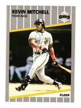 1989 Fleer #336 Kevin Mitchell - £2.35 GBP