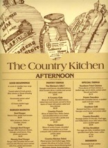 The Country Kitchen Menu Callaway Gardens Pine Mountain Georgia 1985 - $27.69