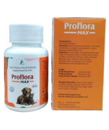 PROFLORA MAX Pre &amp; Probiotics for Dogs Cats with 3.5oz Highly Palatable ... - $19.27