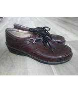 Finn Comfort Size EU 40 US Women&#39;s 9 9.5 Brown Leather Oxford Shoes G - $81.80 CAD