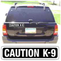 Magnet Magnetic Sign CAUTION K-9 K9 for Car Truck Guard w/ Dog on Board Cage BK - £10.83 GBP