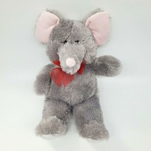 Kellytoy Elephant Valentine Love Gray w Pink Ears Red Bow 16&quot; Plush Toy ... - £11.73 GBP