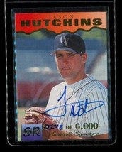 Vintage 1995 Signature Rc Autograph Baseball Card #14 Jason Hutchins Rockies Le - £7.90 GBP