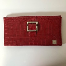 Miche Classic Shell Ellie Red Faux Leather Reptile Print Magnetic Purse Shell - $13.32