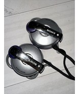 SONY MDR-Q53 BLUE CLIP-ON STYLE HEADPHONE Tested Work - $46.75