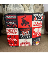 DELTA SIGMA THETA Sorority Makeup Travel Pouch Tote ♡ Divine Nine, HBCU,... - $234.96 MXN