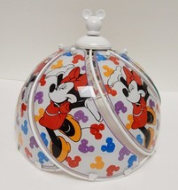 Disney Minnie Mouse Glass and Metal Lamp Shade 9&quot;Tx7&quot;Wide RARE Vintage - £125.20 GBP