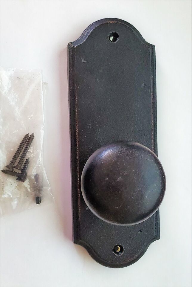 07205F1--0020 Weslock Wexford Knob, Oil-Rubbed Bronze - Flush Mount Dummy - $49.00