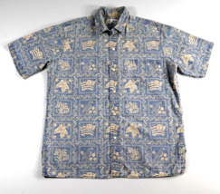 Reyn Spooner Classic Lahaina Sailor Reverse Print Hawaiian Shirt  Mens Large - £37.22 GBP