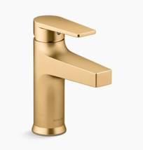 Kohler 74013-4-2MB Taut Bathroom Sink Faucet - Vibrant Brushed Moderne Brass* - £219.89 GBP