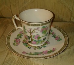 Royal Chelsea English Bone China Teacup Saucer Floral Flowers - £23.05 GBP