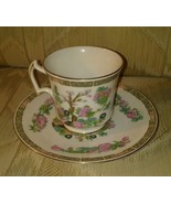 Royal Chelsea English Bone China Teacup Saucer Floral Flowers - £22.51 GBP