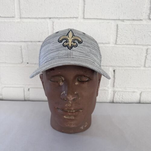 Primary image for New Orleans Saints Hat Grey Camo Under Bill New Era 39Thirty Small/medium