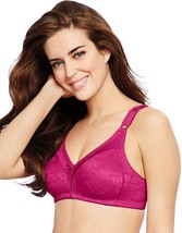 Bali Womens Double Support Spa Closure Wire Free Bra Size 38C Color Pink - £31.51 GBP