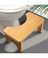 Toilet Stool Squat Adult, Wood Poop Stool for Bathroom Adults, 7 Inch He... - €16,78 EUR