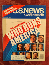 U S News World Report Magazine May 14 1984 Who Runs America? - £11.32 GBP