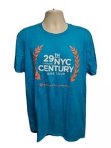 29th Annual NYC Century Bike Tour Adult Blue XL TShirt - £11.65 GBP