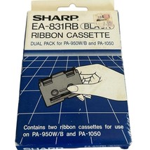 Sharp EA-831RB Ribbon Cassette Intelliwriter Dual Pack PA-950W/B PA-1050... - $19.35
