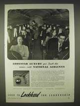 1940 Lockheed Aircraft Ad - National Airlines - £14.61 GBP