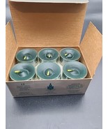 Partylite box Of 12 EVERGREEN FIR Tealights New Dark Green V0450 NOS Mad... - $14.01