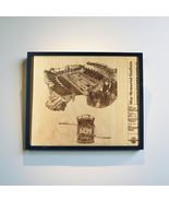 War Memorial Stadium Blueprint Wall Art, Wooden Laser Engraved Stadium D... - €29,24 EUR