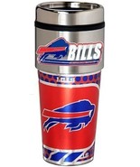 Buffalo Bills Metallic Travel Tumbler Stainless Steel 16oz - $24.99