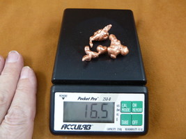 (R600-1-8) solid 16.5 grams Copper KEWEENAW element metal Michigan sculpture - £10.43 GBP